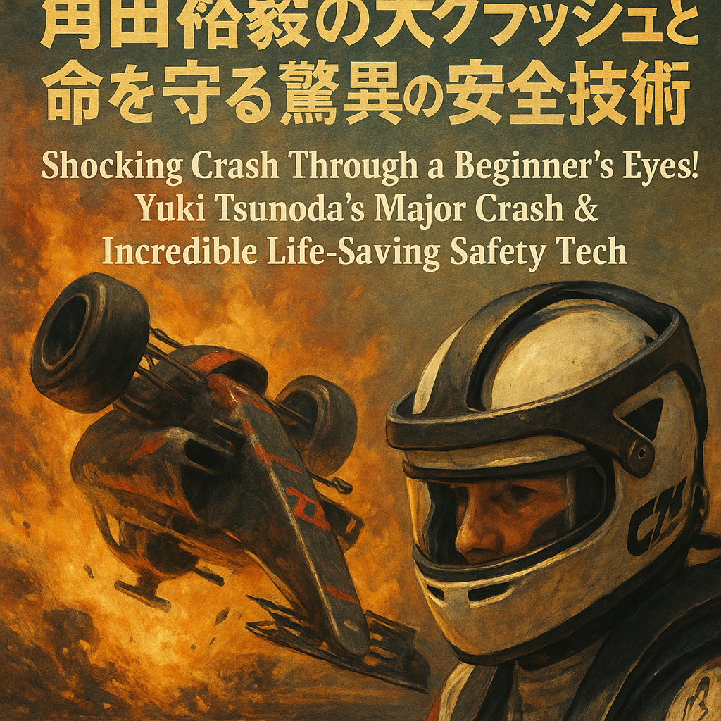 【F1角田裕毅】初心者が衝撃体験！大クラッシュと命を守る驚異の安全技術