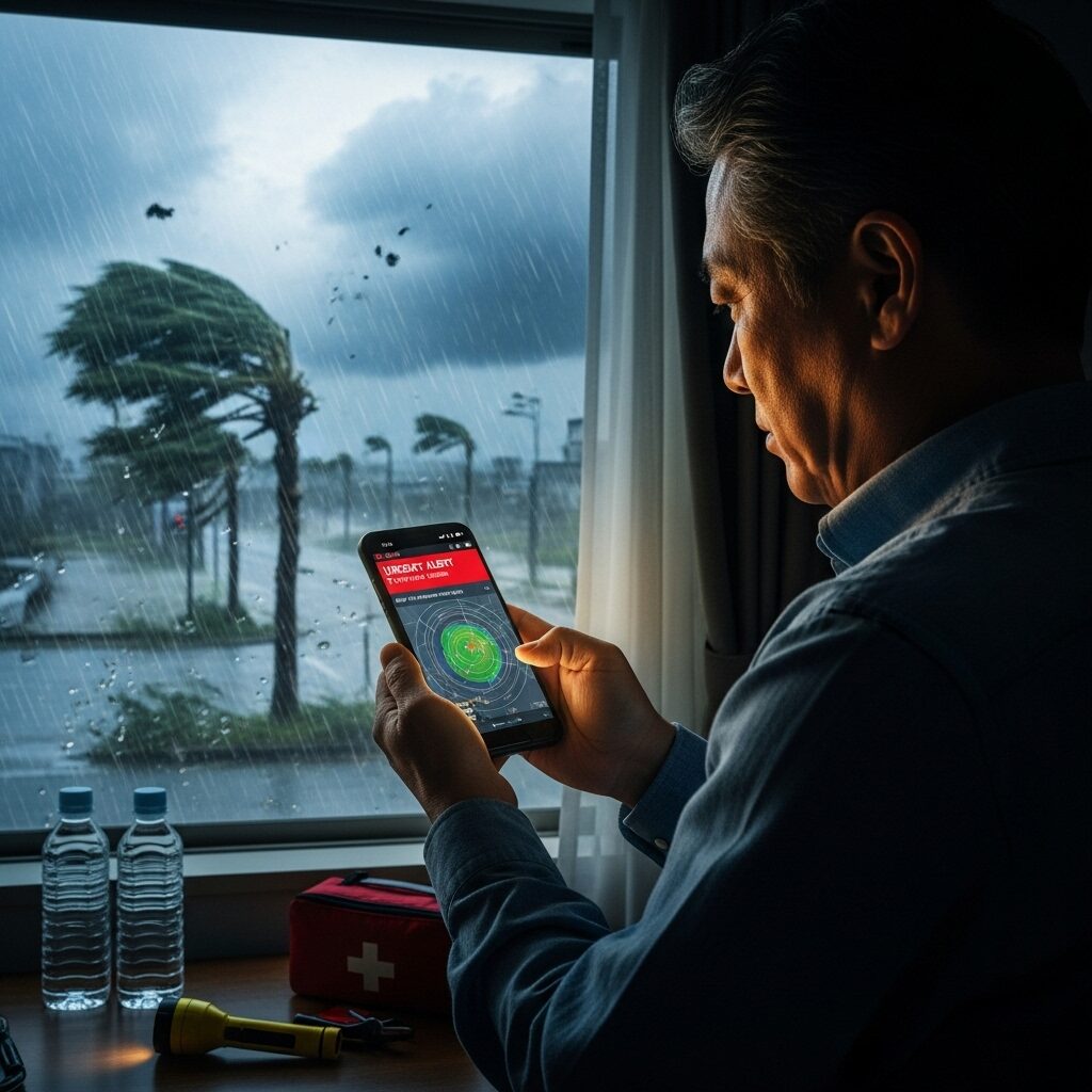 50代おじさん、台風の日に役立つアプリ5選