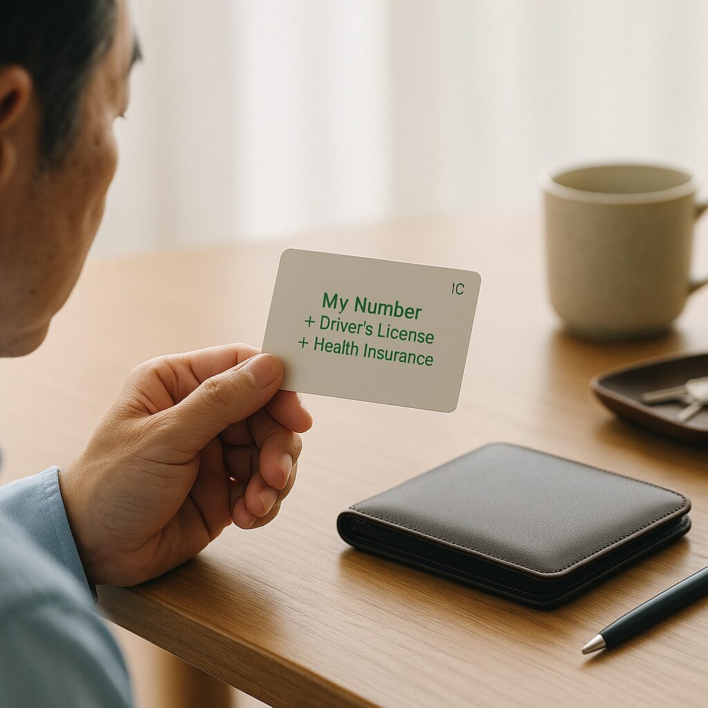 【マイナ免許証レビュー】3in1カードで財布が軽くなった！50代の本音