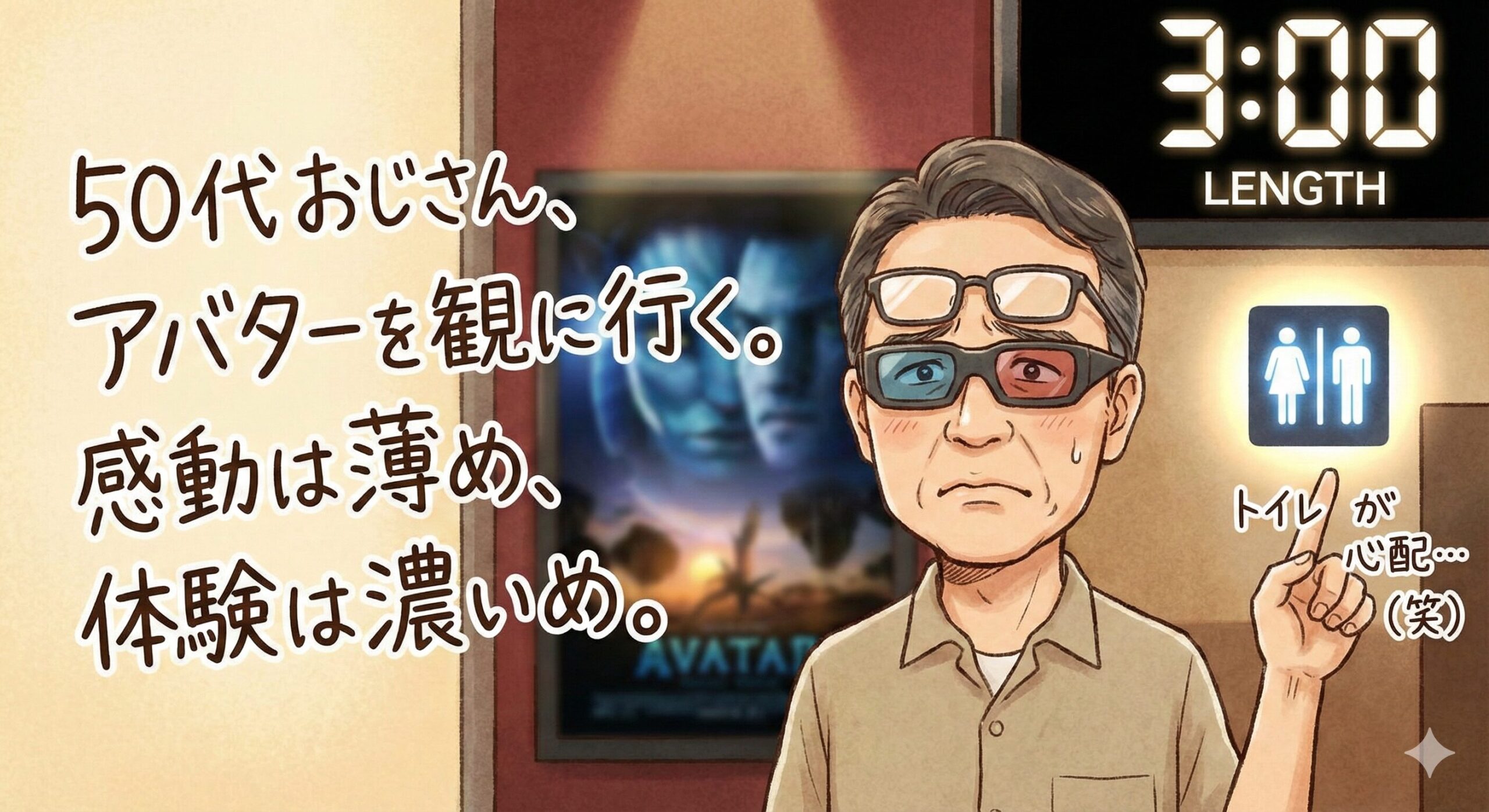 【アバター映画レビュー】50代おじさんの感想は感動薄め、体験は濃いめ