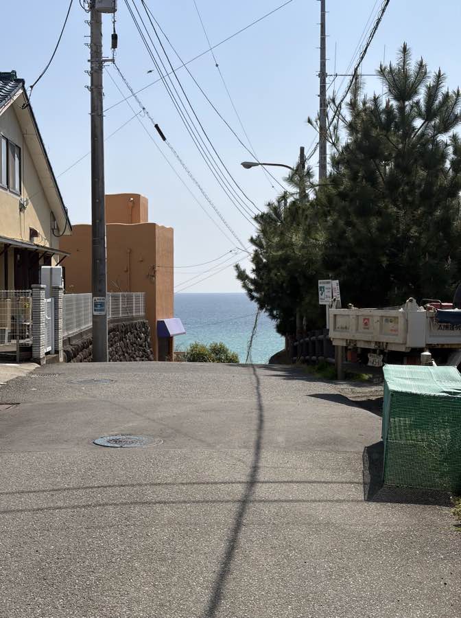 二宮の散歩道の風景