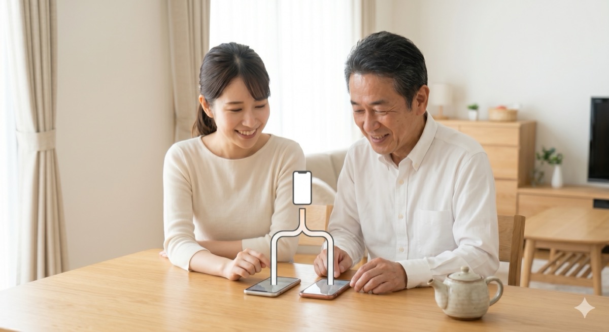 家計の固定費を見直して将来の資産形成を考えるイメージ
