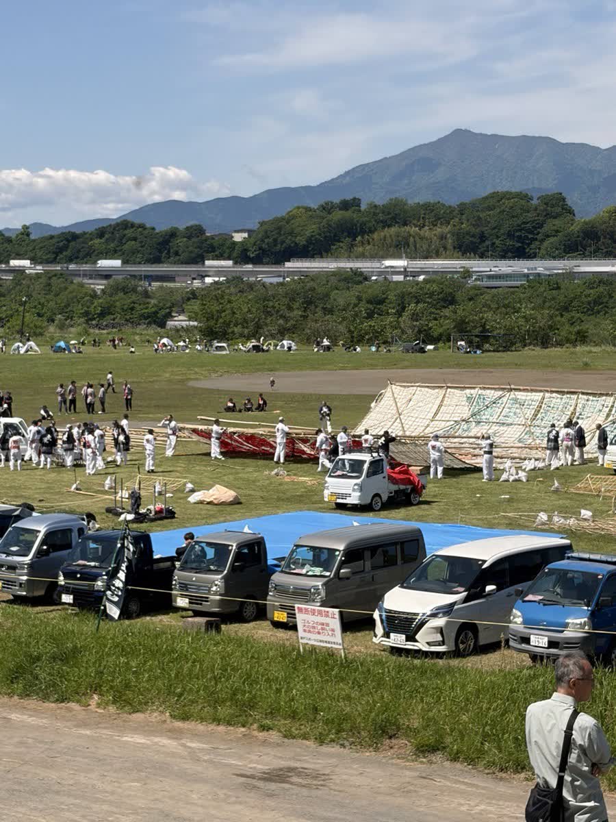 会場全景と大山