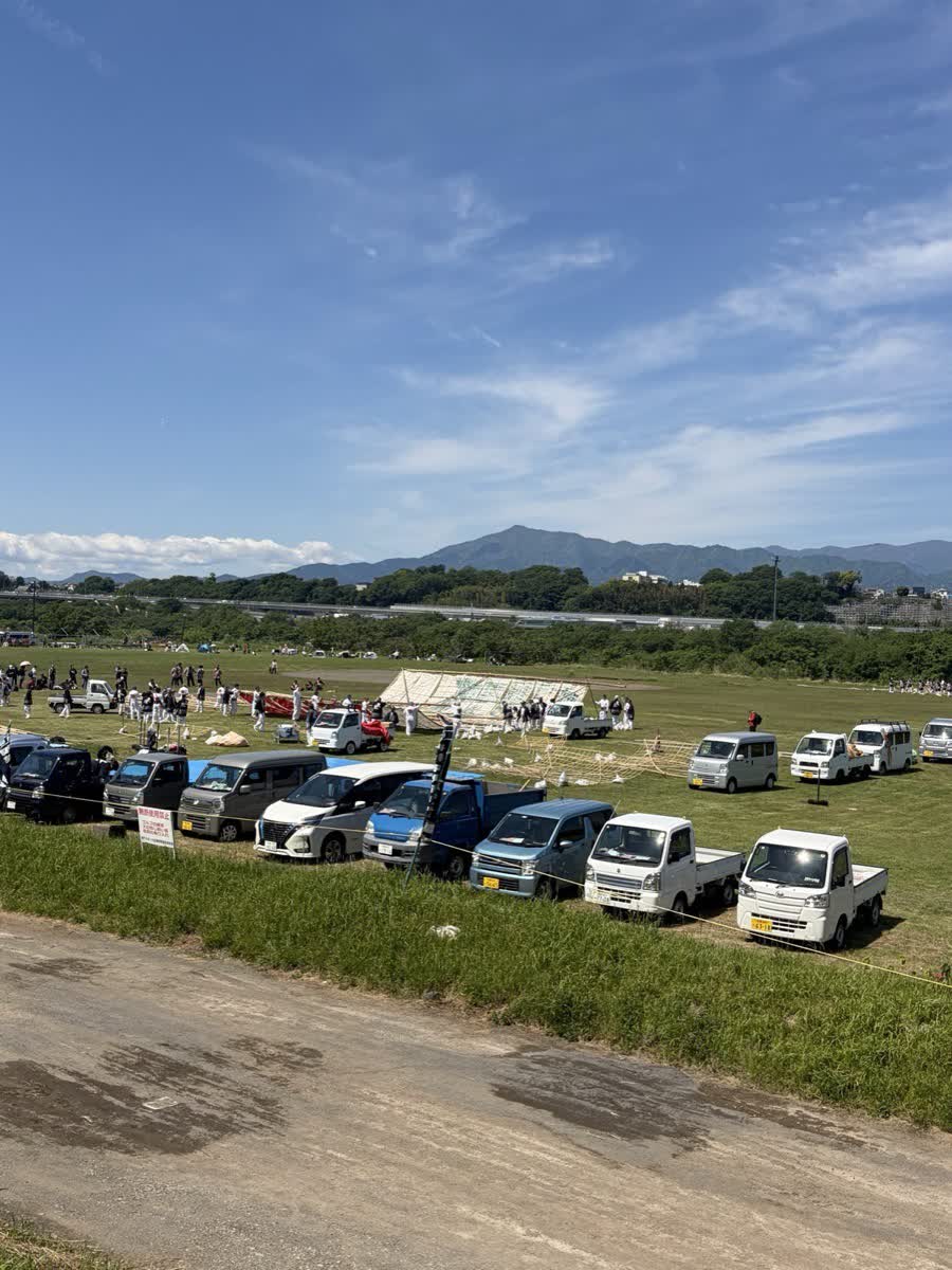 河川敷の会場
